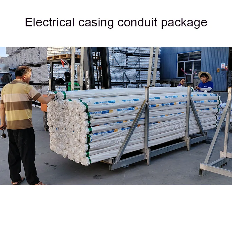 Iso Certified 20mm Pvc Electrical Conduit Pipe Application Tube