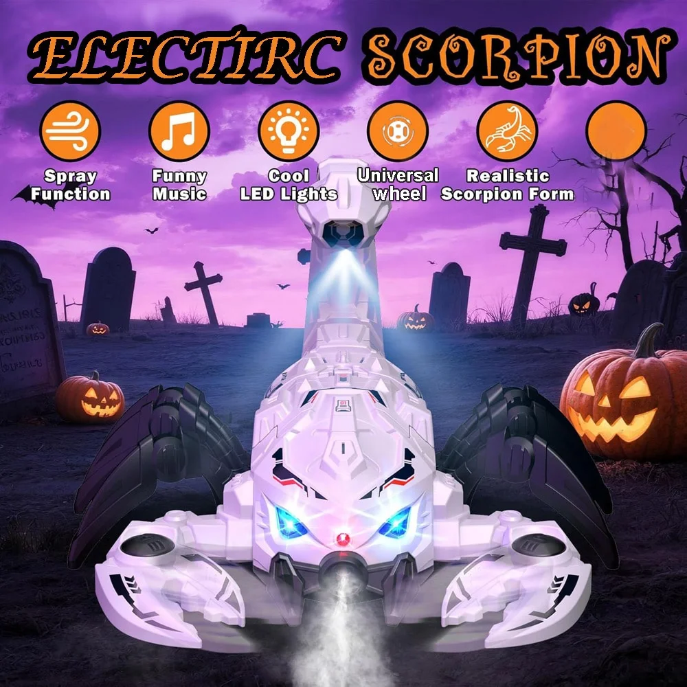 Electric Universal Swing Walking Scorpion Toy Automatic Obstacle