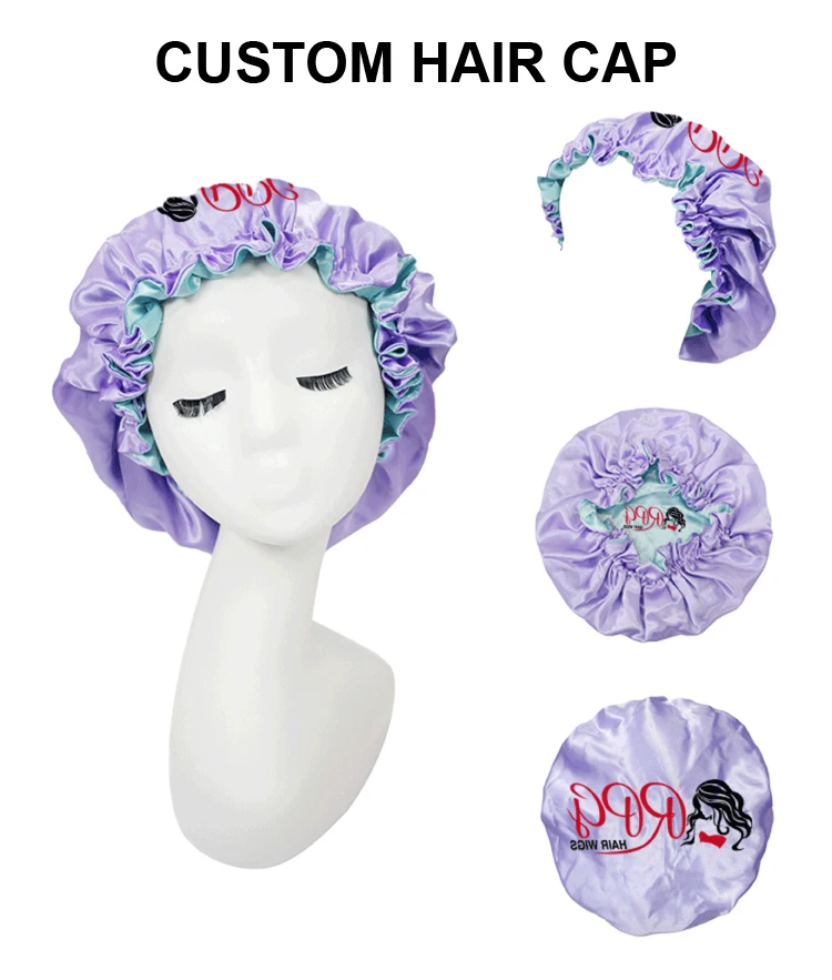 Hair Sleeping Cap Women Satin Dry Electric Hair Steamer Cap