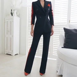 New arrival women high quality temperament fashion wild suit slim pant comfortable thick warm trend outdoor office pant suits