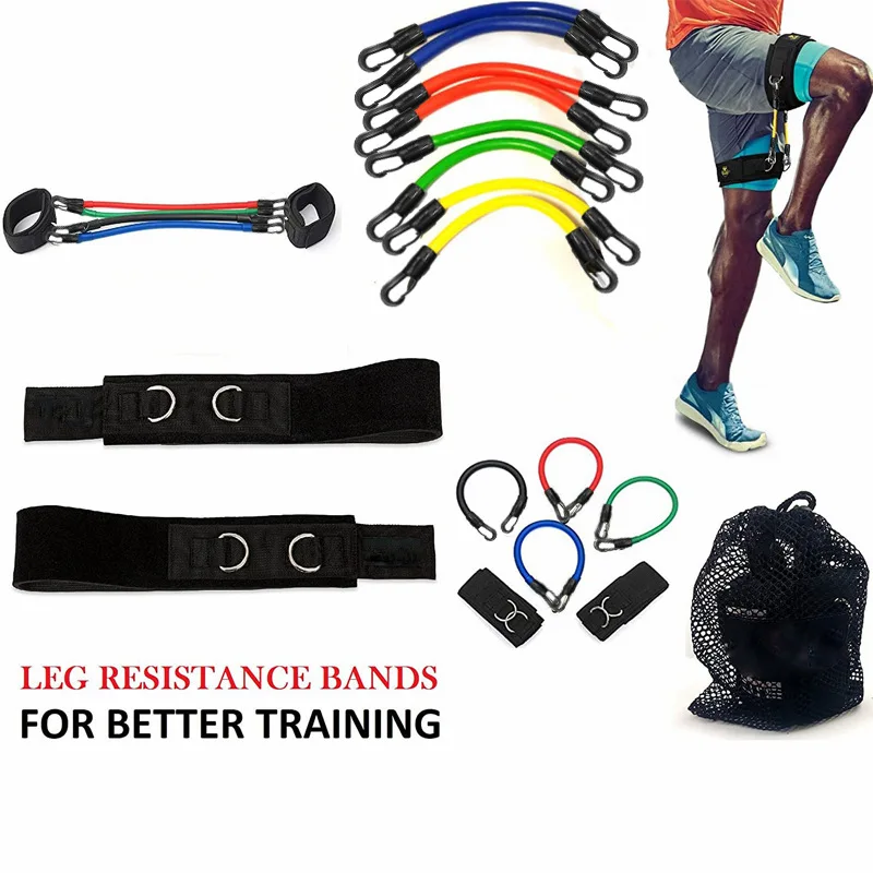 Speed and Agility Training Leg Resistance Bands for All Sport... DYNAMX TRAINER 