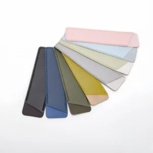 Customized PU Creative Leather Pencil Case Simple Single Pen Protective Case Leather Bag for Writing Utensils