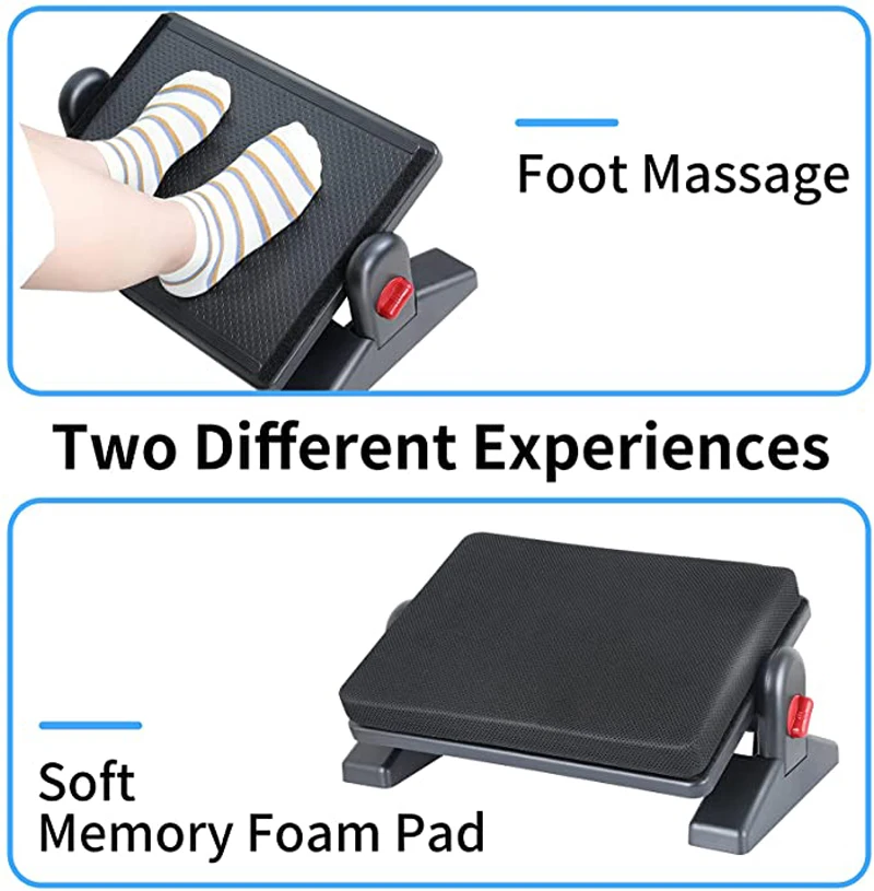 Home Foot Rest Office Accessories Airplane Footrests Hammock Under Desk Footrest With Removable