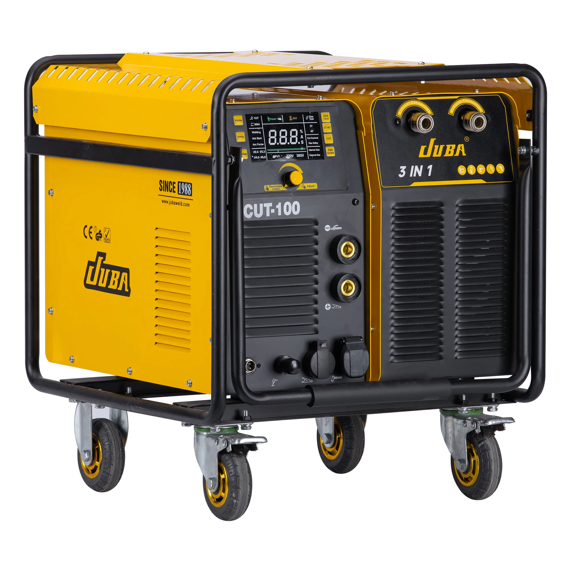 JUBA Cutting Machine Welder Plasma Cutter Welding and Cutting Equipment with MMA CUTTING 12MM 25MM 30MM CUT-40,CUT-60,CUT100