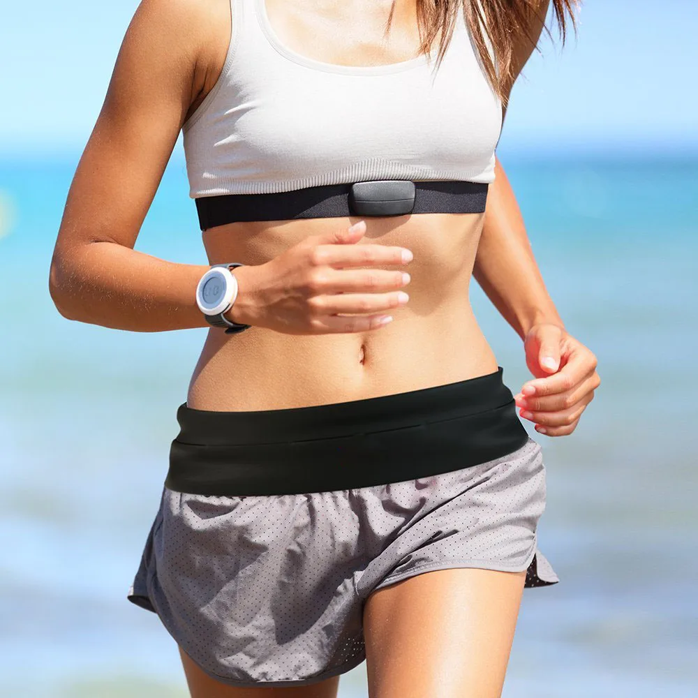 Поясной ремень с застежкой-молнией и карманами для фитнеса, подходит для iPhone, Samsung, ремень для бега, забавная сумка для бега для женщин и мужчин