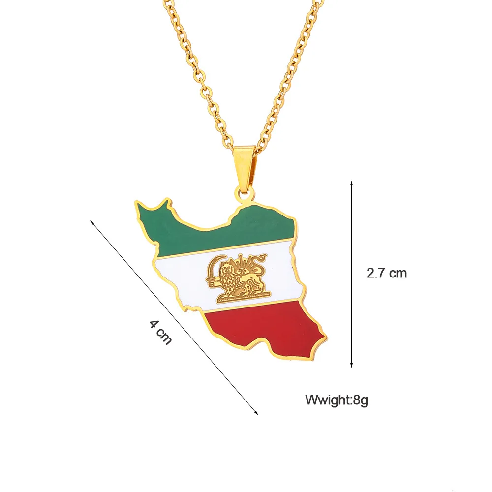 Map Jewelry Necklace