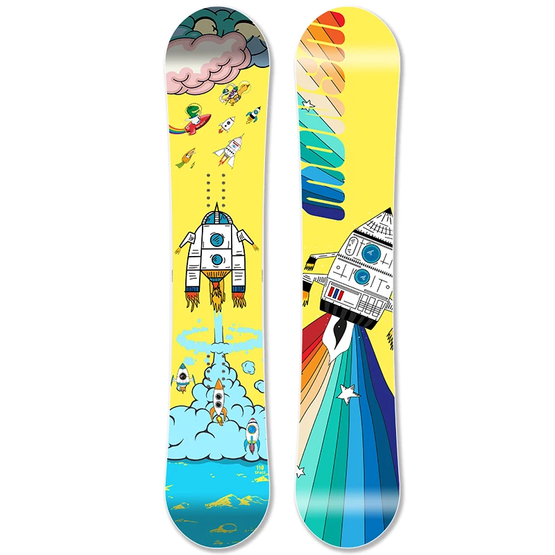 Custom Design Snowboard with Bindings  Carbon Fiber  Equipment Competition Snowboard Set All Mountain