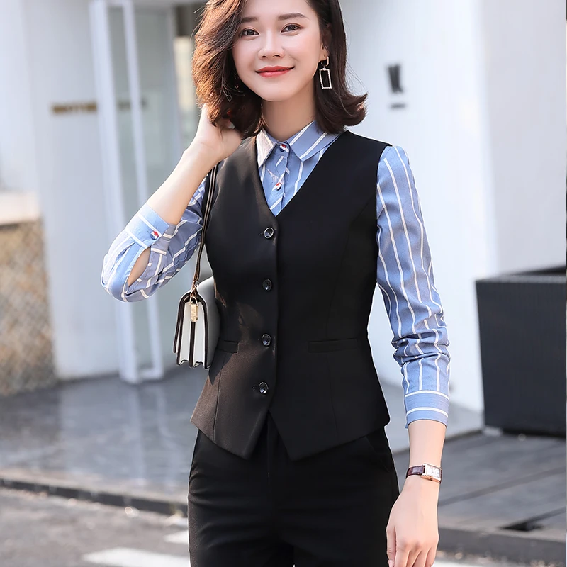 Wholesale 3 Piece Business Suit Set for Office Lady Women