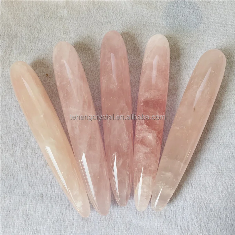 Natural Crystals Healing Stone Crystal Yoni Dildo Rose Quartz Massage Wand For Women Buy Yoni 