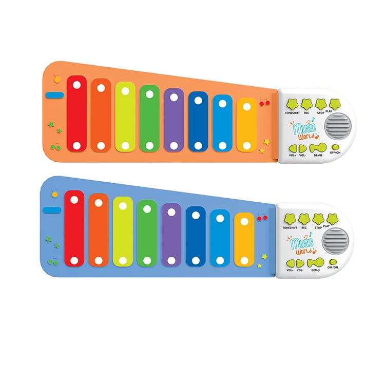 Electronic Digital Roll up Mini Built-In Speaker Educational Toys Silicone Xylophone