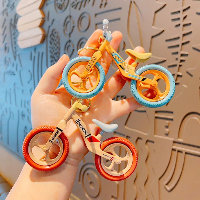 Funny Bicycle Bike Keychain - Creativity & Balance Toy