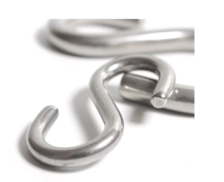 Сделанные в Китае сверхпрочные плоские металлические s крючки из нержавеющей стали для подвешивания карабина