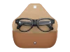 Brown leather charging case