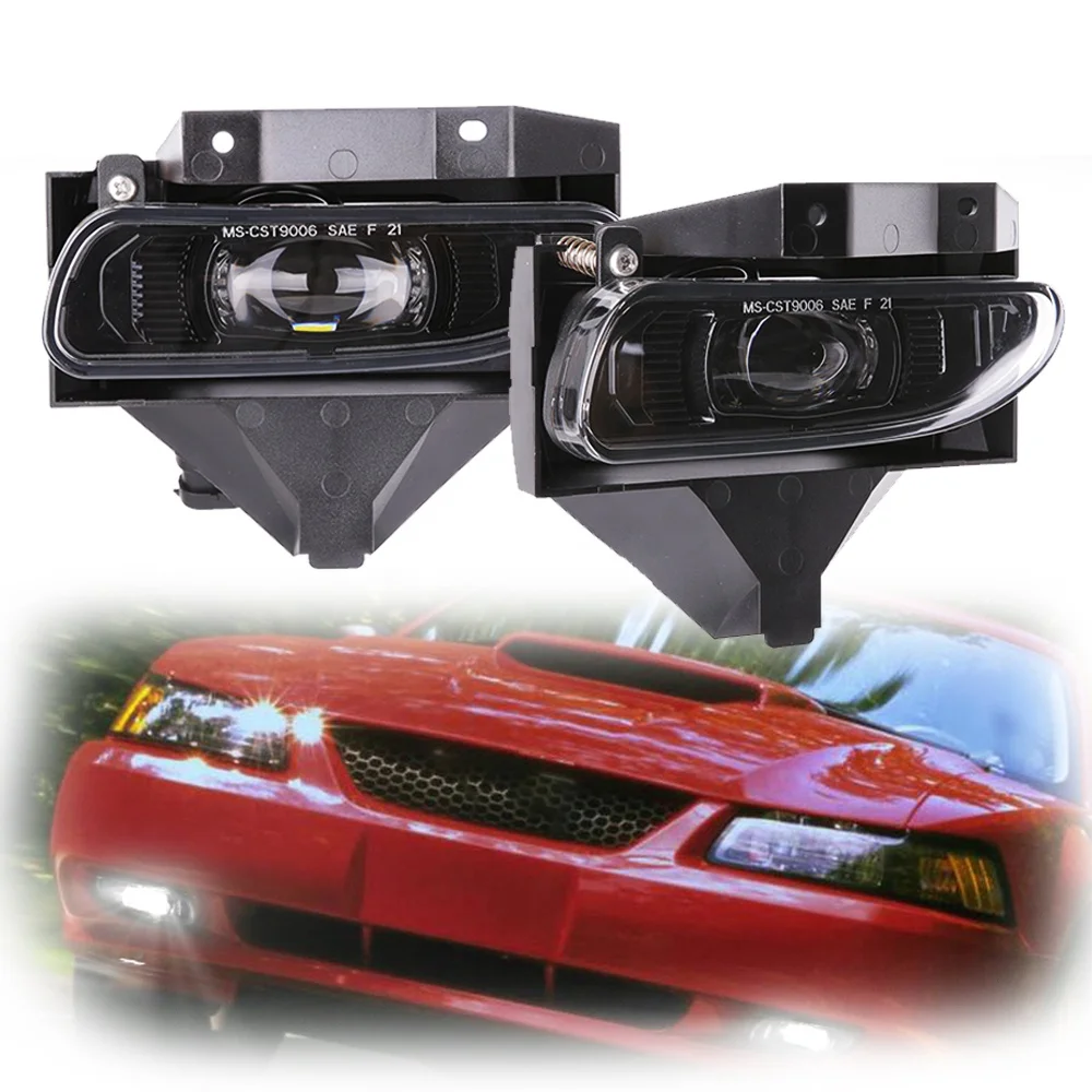 Mustang GT LED Fog Lights 99-04 Auxiliary Fog Light For Ford Accessories 1999-2004 Mustang LED