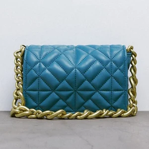 Hot Sell Quilted Leather Women Fashion Chain Shoulder Sling Bag Ladies Handbag Purse