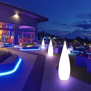 New Design Lamp Led Colorful Water Drop Table Lamp for Bedroom Rechargeable Led Color-changing Decorative Lighting Night Lamp