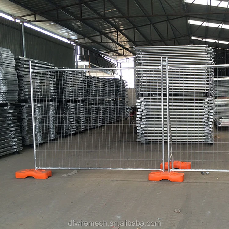 Event Fence Panel Australian Hot Dipped Galvanized Movable Temporary Heavy Security Fence with Gate for Construction Site