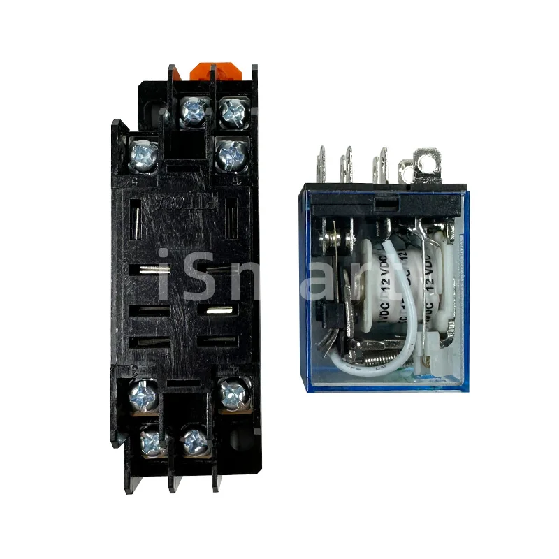 LY2N DPDTリレー DC12V 24V AC220V 10A パワーベースソケット付き