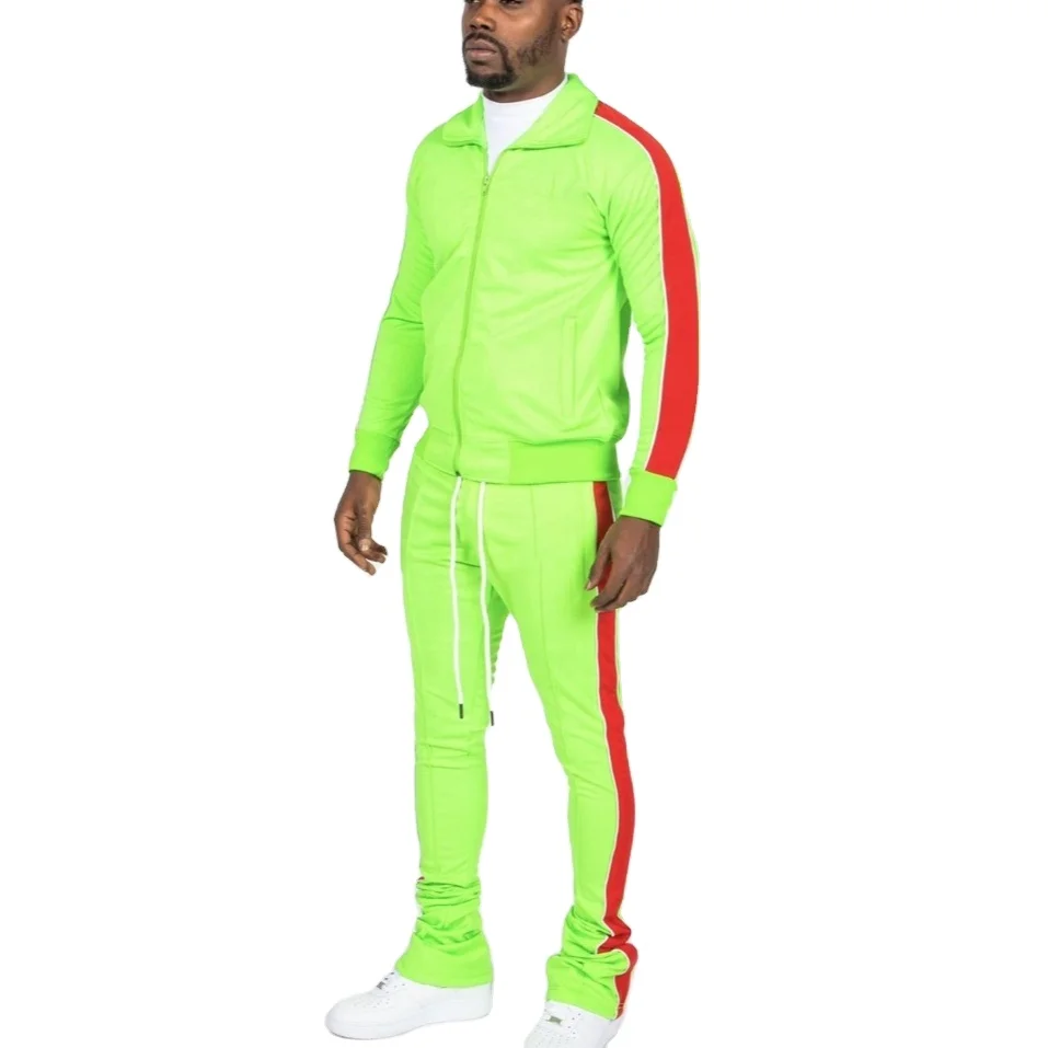 Stacked Suits Sets Knitted Sweat Suits 