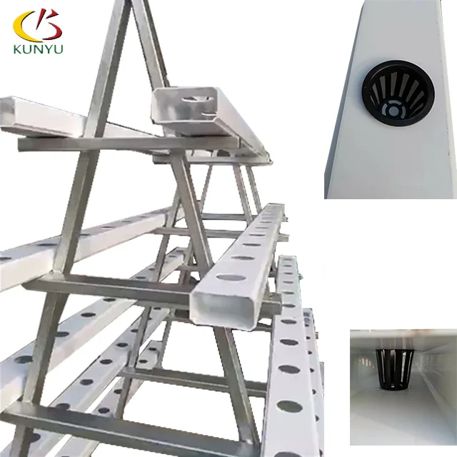 Foshan Kunyu High Efficient Hydroponic Systems Vertical  Greenhouses for Strawberries