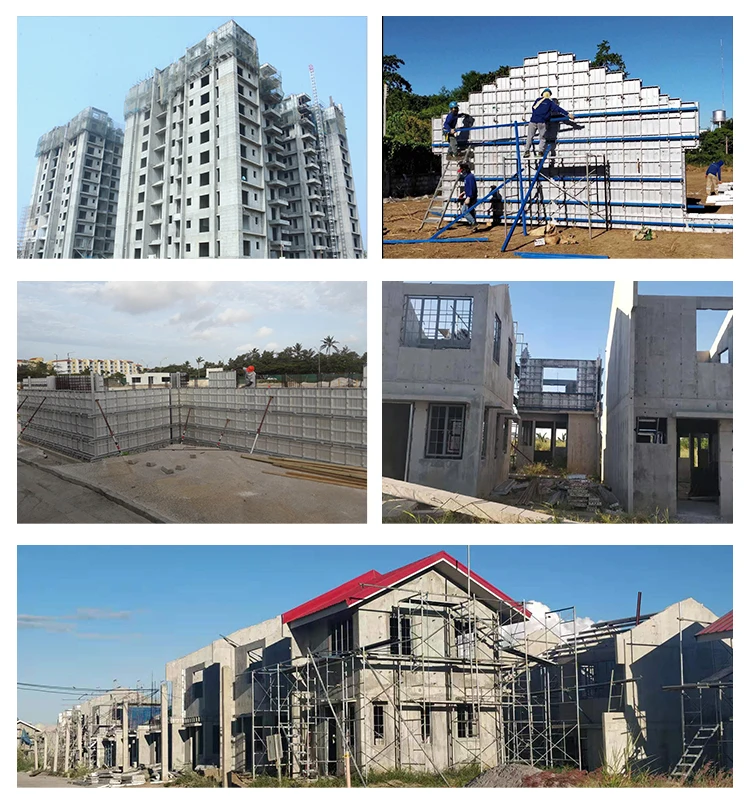 Climbing Aluminium Designed Profile Slab Edge Formwork System For Construction
