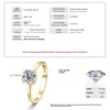 Moissanite+GRA Certificate-Gold