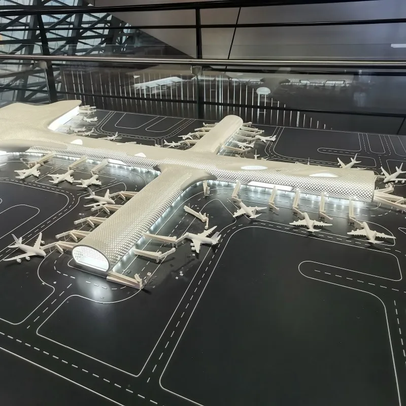 Model 1/100 Scale Plane Diorama 1 400 Scale Model Airport gse