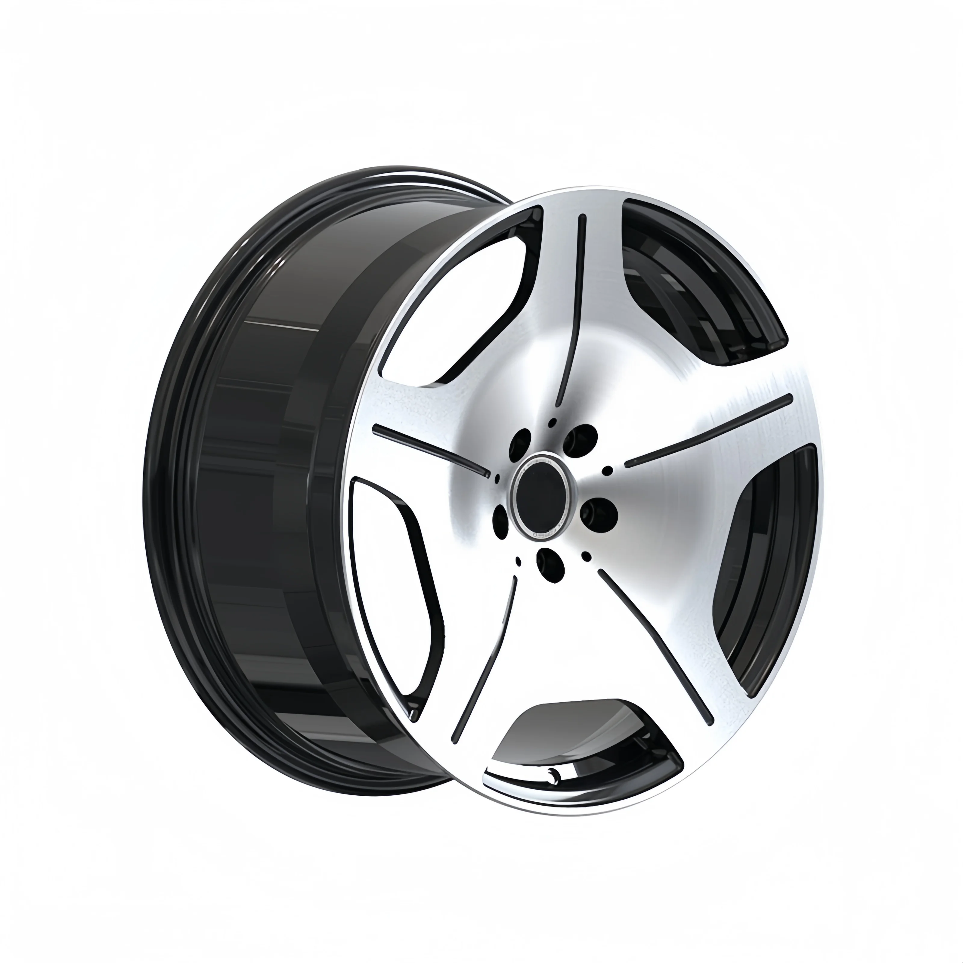 XINLAI Custom Deep Concave 5X114.3 5X112 5X120 Aluminum Alloy Forged Wheels Passenger Car Wheels 35mm New 4 Pieces for Mercedes - Image 4