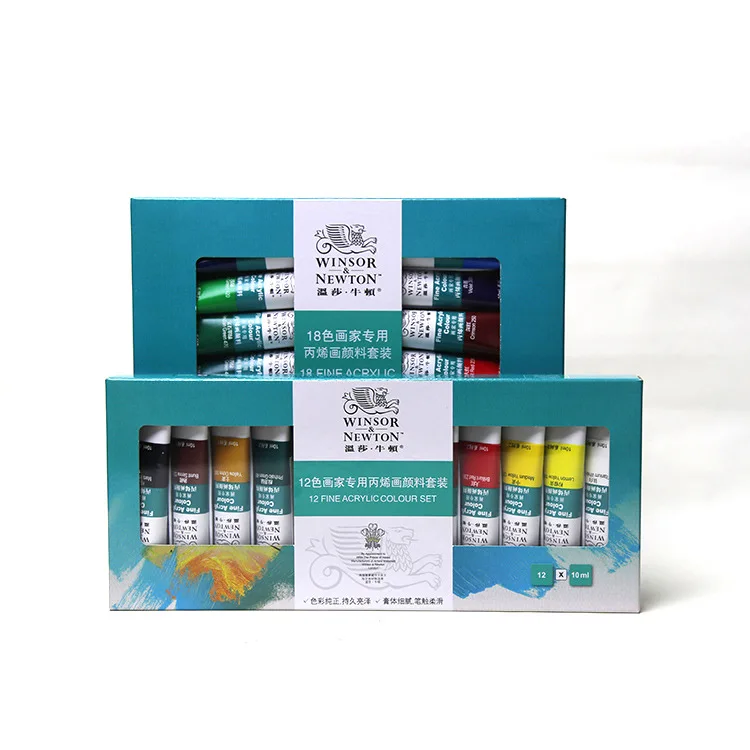 WINSOR&NEWTON 12/18/24 colors Acrylic Paints ART fine painting