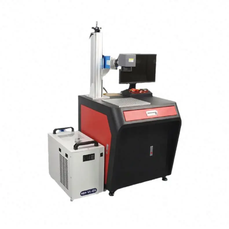 TEBAK 3W/5W/10W Desktop UV Laser Marking Machine | UV Laser Engraver for Glass, Paper Box, Plastic, Ceramic & Metal Logo Marking