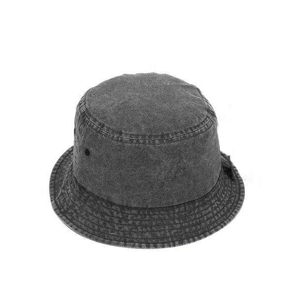 Cotton Twill Stone Washed Bucket Hat 
