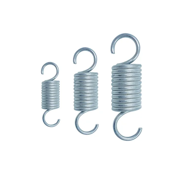 Factory Customized Anti rust  Extension Spring with Open Hooks Wholesale Quality Industrial Tension Springs for Excavator
