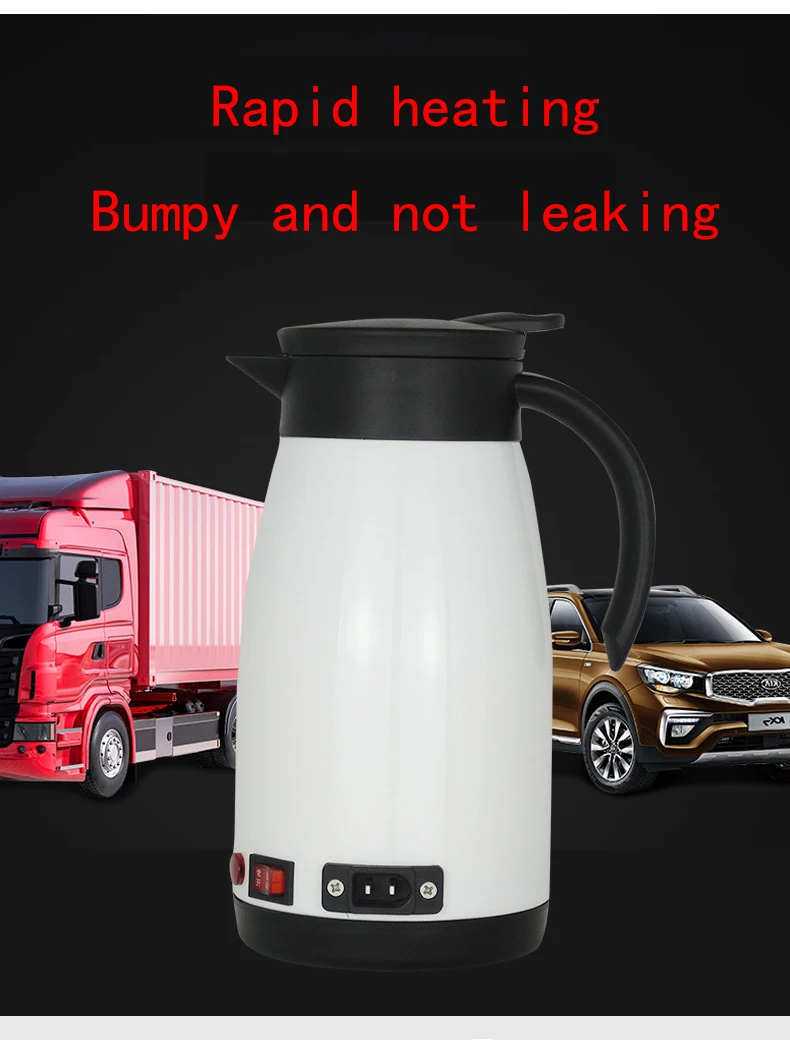 12v24v Universal Portable Mini Electric Kettles Hot Water Pot Car