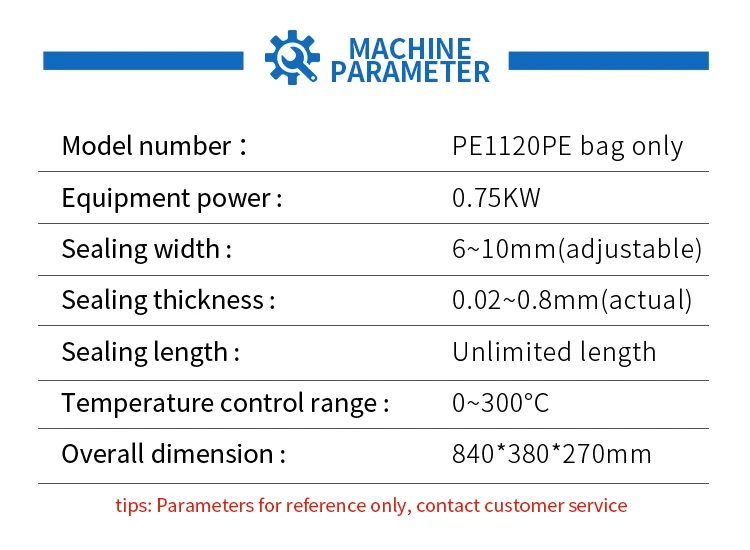 PE-1120 Horizontal High Speed Type Packaging Laundry Detergent Biscuit PE Bag Continuous Sealing Machine factory