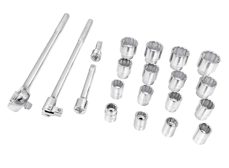 21x 3/4 pouces Drive Deep Impact jeu de douilles 19mm-50mm extension de