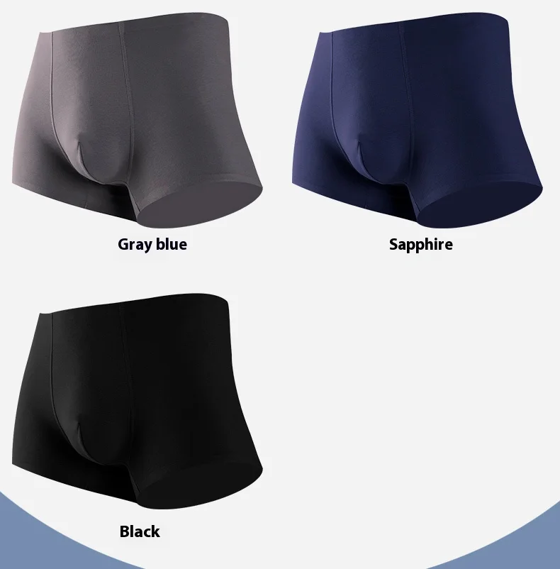 New Arrival Men's Underwear Breathable  Antibacterial Cotton Men's Boxer Briefs Cotton Men's Underpants Custom OEM Supplier