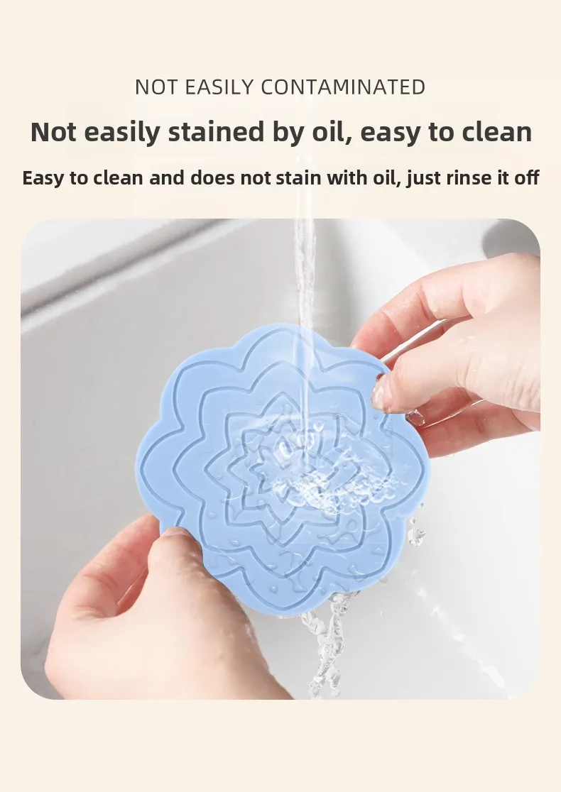 Silicone Table Mats with Heat Insulation and Anti-Scalding Function. Reusable with Modern Design. Suitable for the Dining Table. manufacture