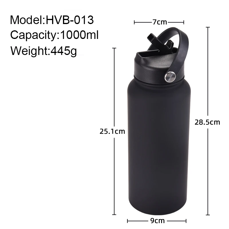 Customized 32oz Double Wall Sports Travel Vacuum Bottle