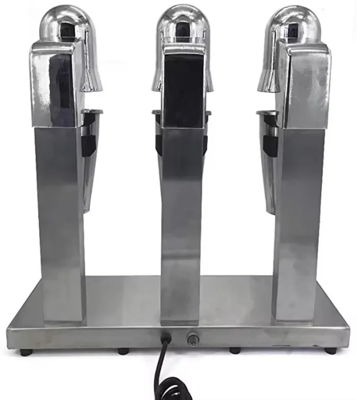 3 Head Stainless Steel Mixing Cup Drink Mixer Ice Cream Maker Milkshake Machine - Image 2
