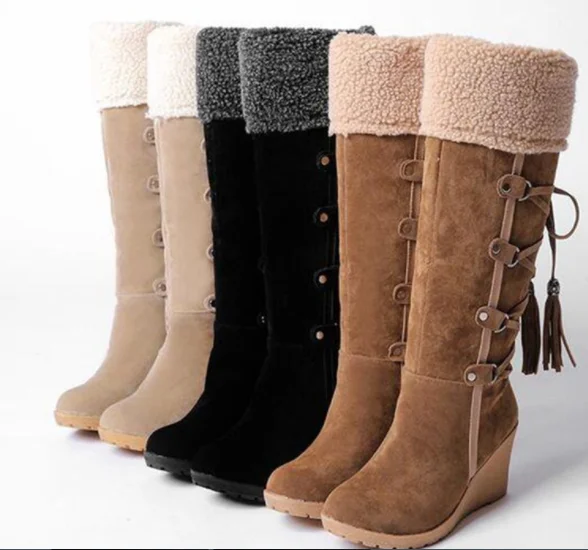 lace up back winter boots