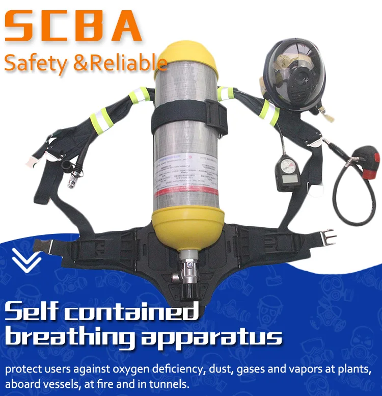 Self-contained Positive Pressure Air Breathing Apparatus Back Plate ...