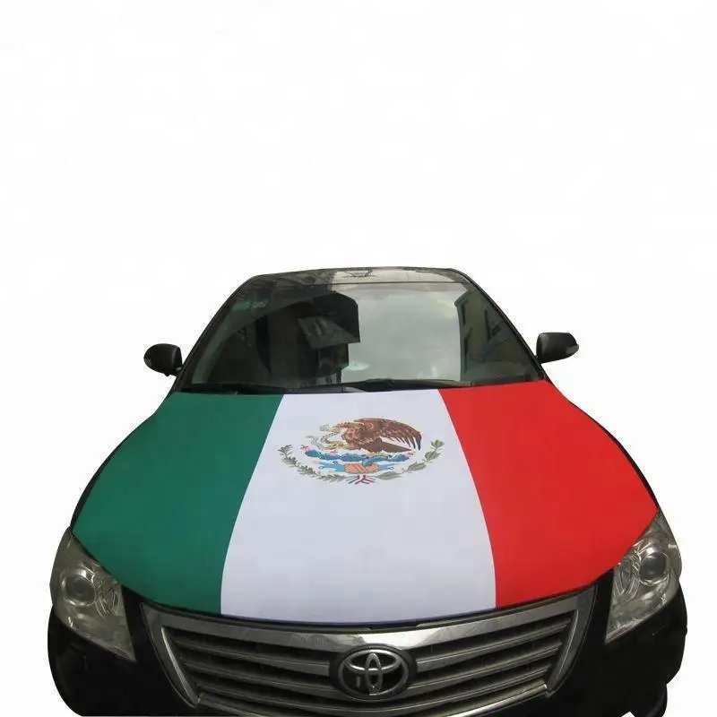 Cheap Ghana NDC Flag Printing Polyester Fibre Car Vehicle Hood Cover for Selection