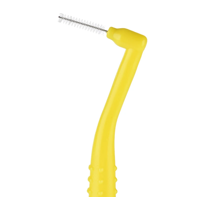 Одноразовая межзубная щетка L-типа для ухода за полостью рта