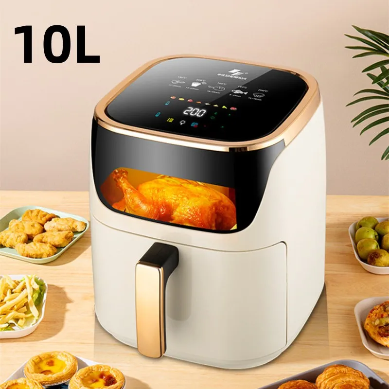 7l 8l 9l 10l Ovens Smart Air Fryers Multifuncional Mechanical Voice