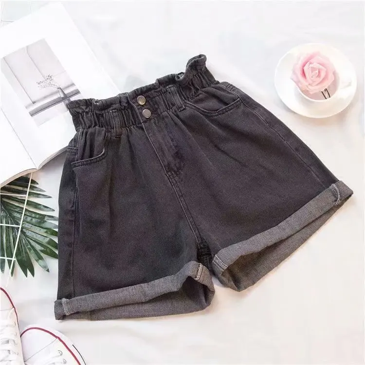S-5XL Ladies High Waist Shorts Four Button Fashion Summer Casual Female Sexy Skinny Feminino Denim Pants Short Jeans for Women supplier