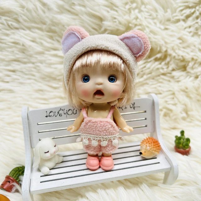 ★深夜Sale★【正規品】希少　Qbaby ob11サイズ　女の子 QY Baby Dolls Toys - Cute Surprise Face Boy Girl OB11