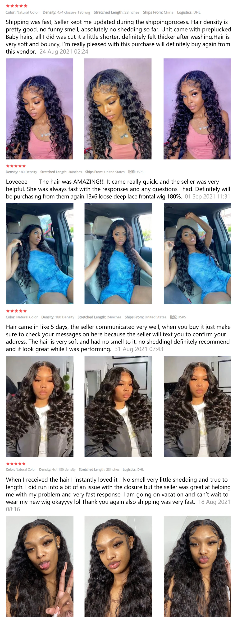 Cheap Good Quality Natural Loose Deep Wave 13x4 Lace Front Human Hair