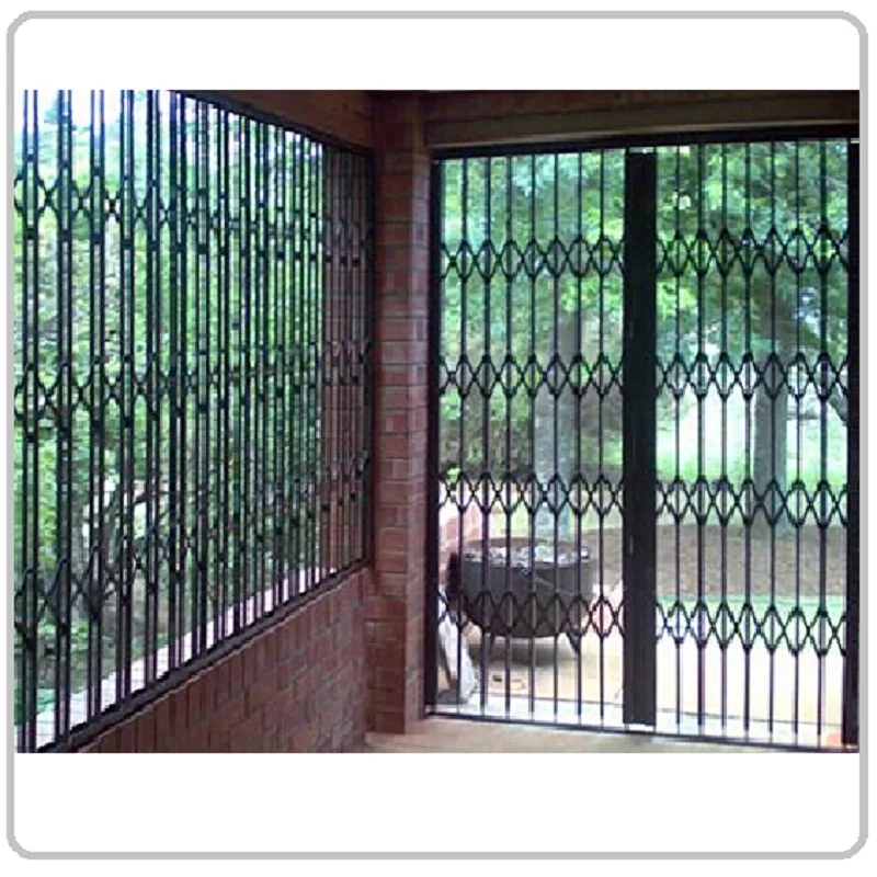 EXPANDING Retractable Garden Gate Security Door Outside Fence Power ...