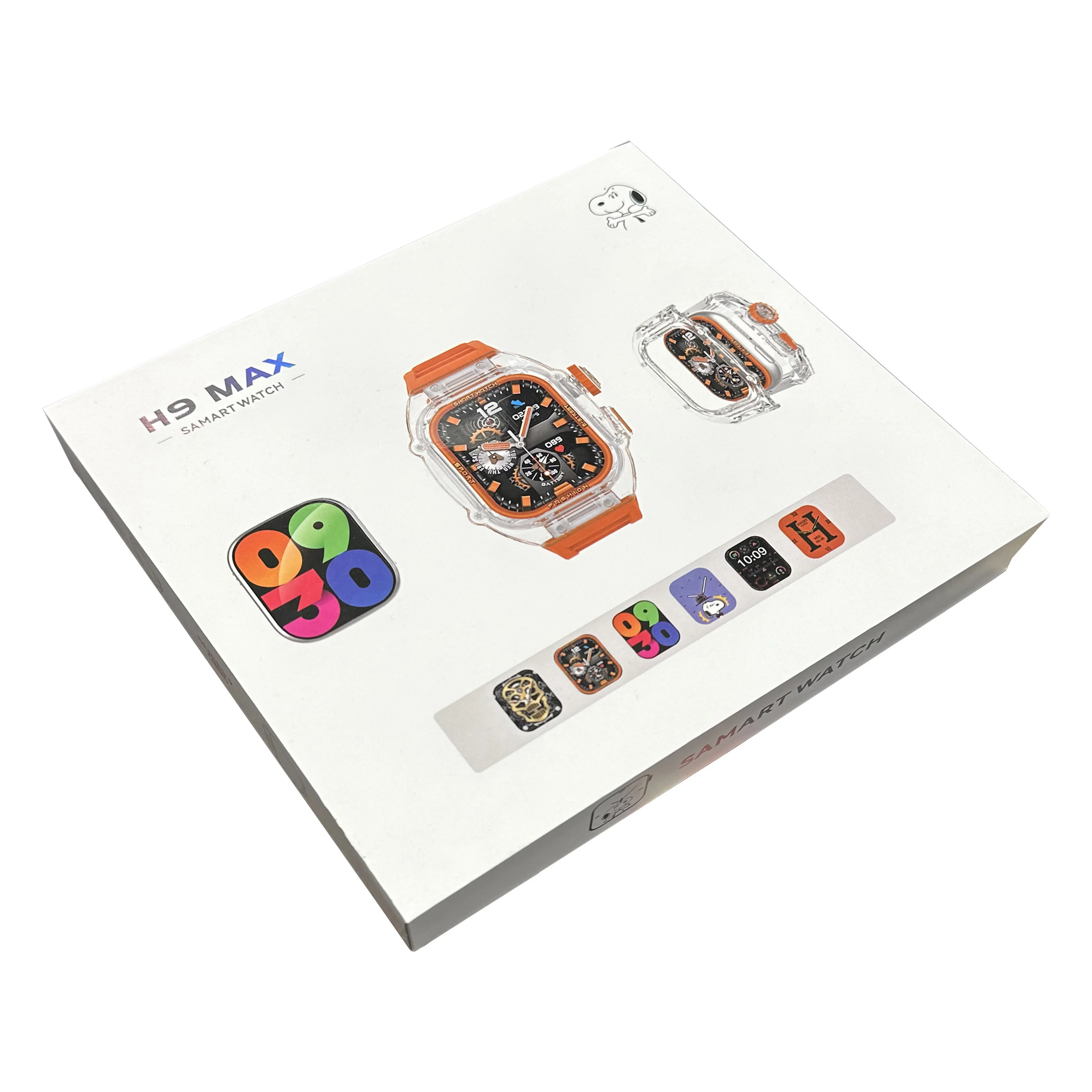 2024 Latest H9 Smart Watch Watch S8 Ultra Modified Richard Transparent Case Private Model Crystal Case Watch9 H9 Smart Watch