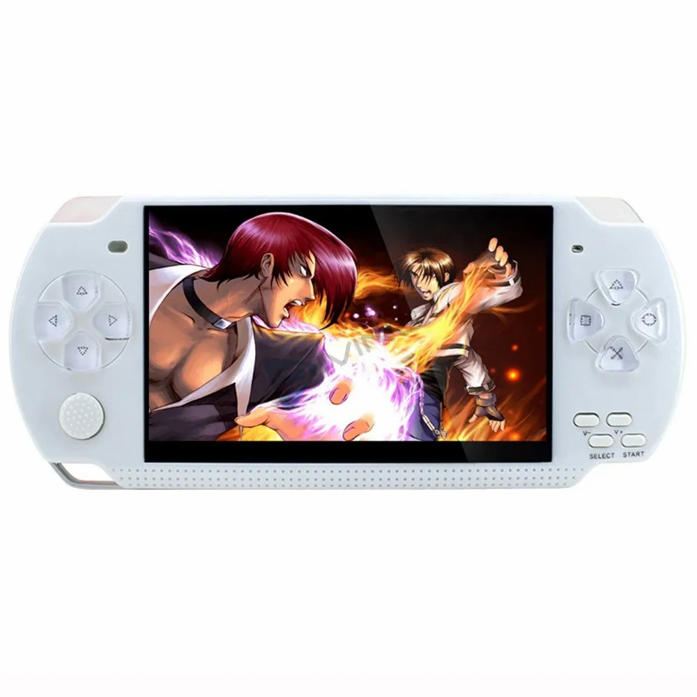 X6 4.3 pollici console di gioco portatile Player 10000 Giochi 32bit 8gb  Supporto per Psp Gioco / video / e-book (bl